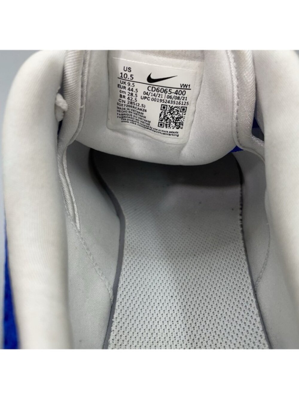 Nike Roshe G Golf Shoes Sneakers Spikeless Athletic Blue Mens 10.5 - Picture 13 of 13